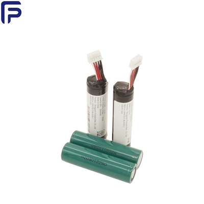 3.7 V PVC Lithium Ion Battery Pack 3000mAh 300 Cycles Customized Size