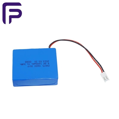 High Temperature 18650 Lithium Battery 9.6V 1600mAh Deep Cycle