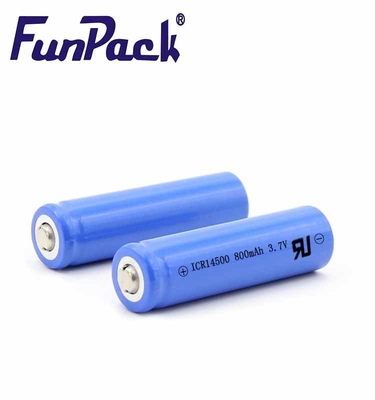 OEM Li-Ion Battery Cell 3.7V 800mAh Icr 14500 Li Ion Rechargeable Battery
