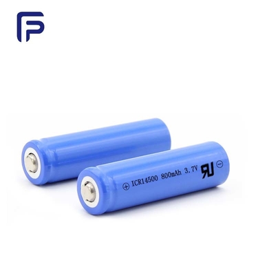 OEM Li-Ion Battery Cell 3.7V 800mAh Icr 14500 Li Ion Rechargeable Battery
