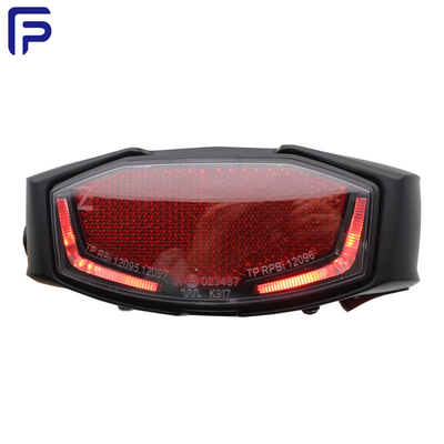 36V 17.5Ah  Electric Bicycle Battery Aluminum Barrel With Plastic Front And Rear Cover  Black Tail Lamp