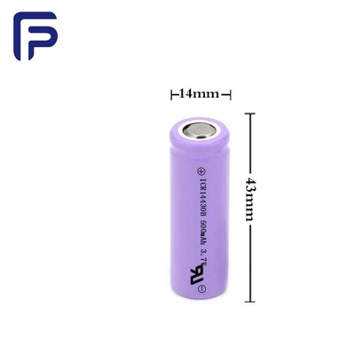 14250 250mAh Lithium Ion Battery Cells CE CB IEC62133 Certificate