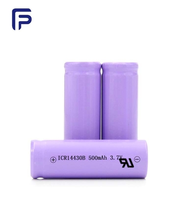 Norminal Power Lithium Ion Battery Cells Rechargeable 3.7V 650mAh 16.5g Weight ODM