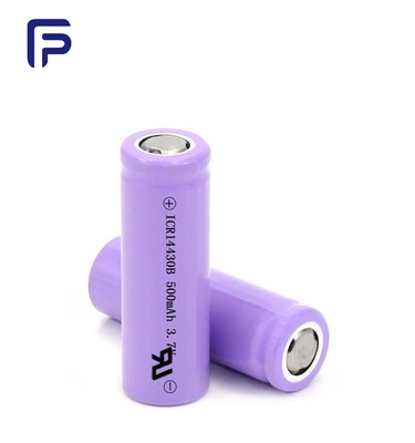 Norminal Power Lithium Ion Battery Cells Rechargeable 3.7V 650mAh 16.5g Weight ODM