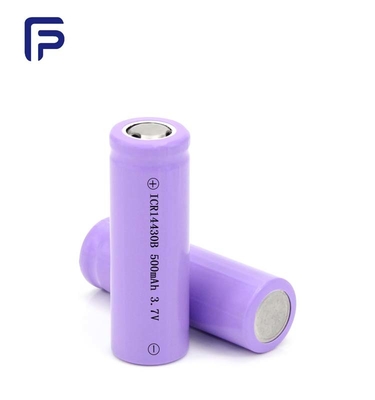 Norminal Power Lithium Ion Battery Cells Rechargeable 3.7V 650mAh 16.5g Weight ODM