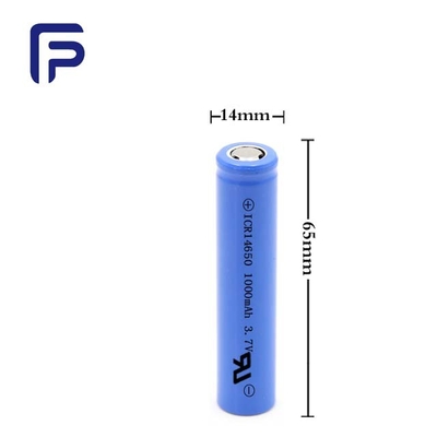 Rechargeable 14650 Battery 1200mah 3.7 V , Lithium Ion Primary Battery