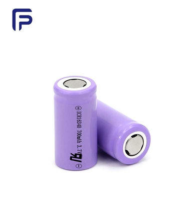 Deep Cycle Flash Light Battery 700mAh 3.7V 16340C Rechargeable