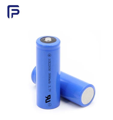 22650C Flash Light Lithium Ion Battery Cells 3000mAh 3.7V CE UN38.3 ROHS Certificate