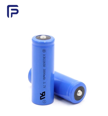 22650C Flash Light Lithium Ion Battery Cells 3000mAh 3.7V CE UN38.3 ROHS Certificate