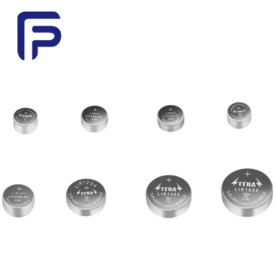 PVC Material Rechargeable Button Battery 3.6V 45mAh For Headphones
