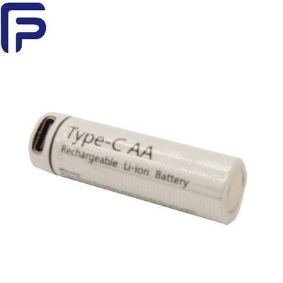 1.5V AA USB Rechargeable Battery 2880mWh 800mAh With Type C