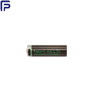 1.5V AA USB Rechargeable Battery 2880mWh 800mAh AL Film With Type C