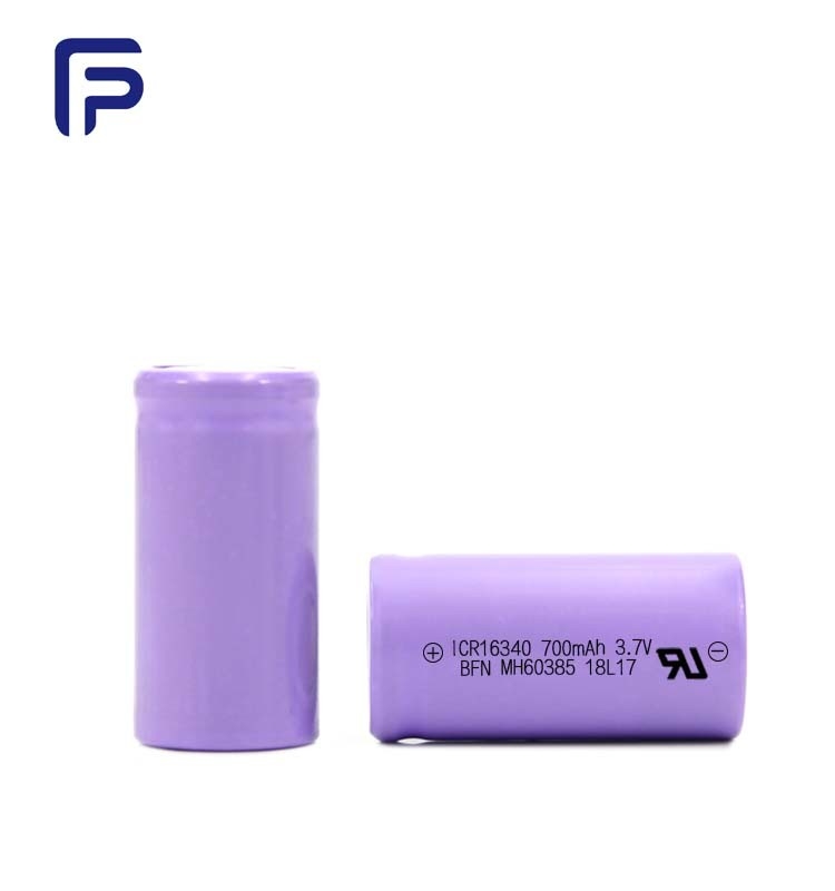 Deep Cycle Flash Light Battery 700mAh 3.7V 16340C Rechargeable