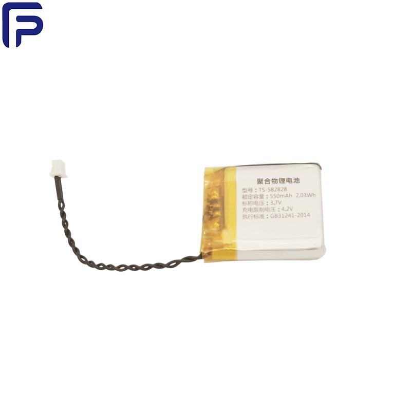 Rechargeable 3.7 V 550mAh Lithium Ion Polymer Battery Pack  For Medical Devices